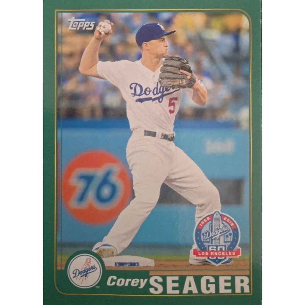 2018 Topps Los Angeles Dodgers 60th Anniversary 76 Collector Cards #29-#35 Lot